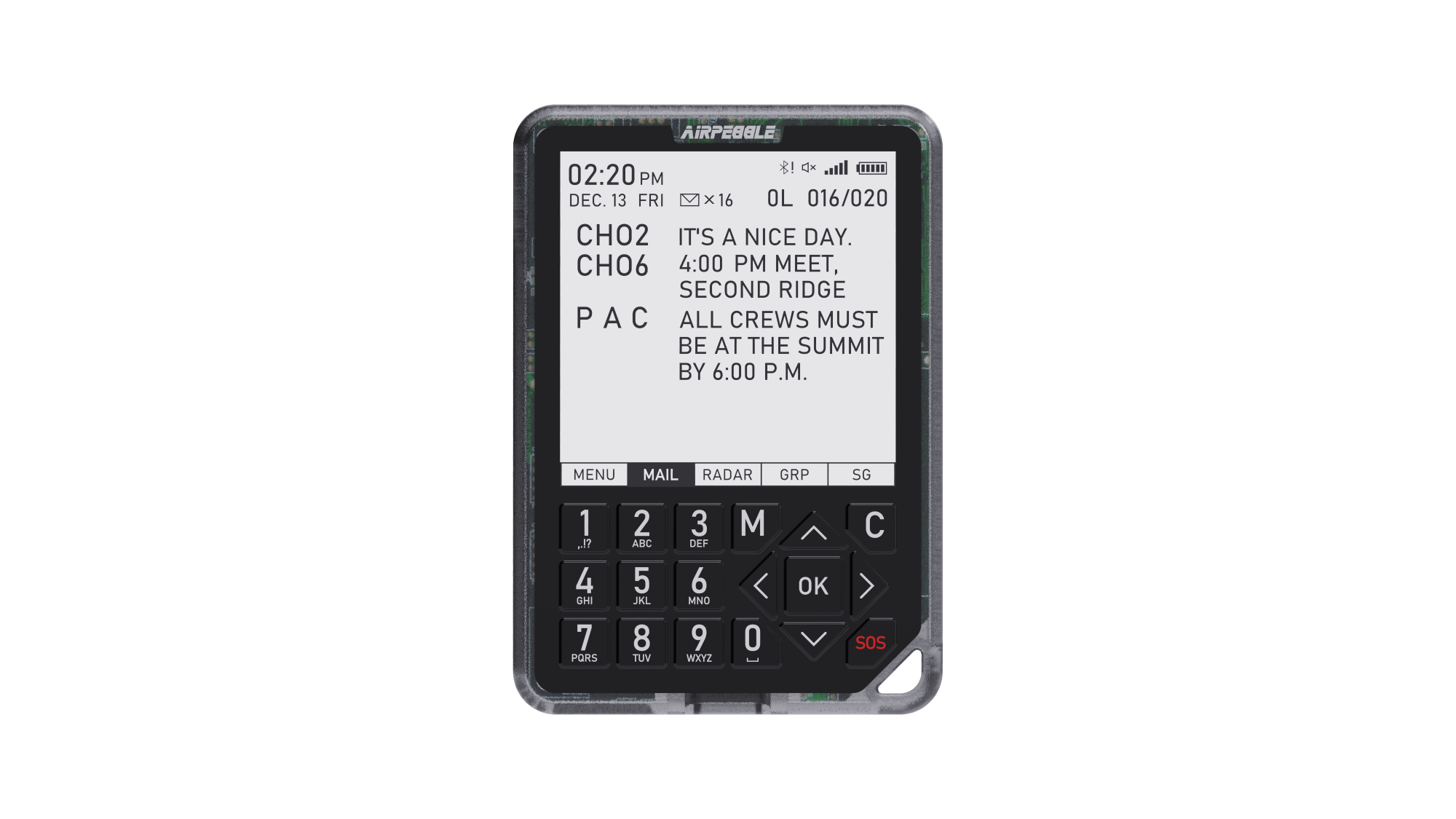 Airpebble Classic (Traditional Keypad Terminal)